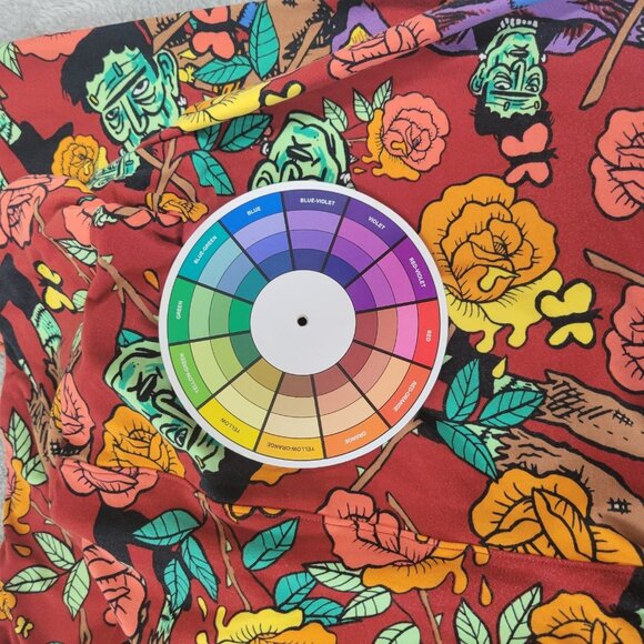 Halloween Lularoe Womens Leggings TC2 Tall Curvy 2 Frankenstein Red NOV127E - Picture 10 of 10